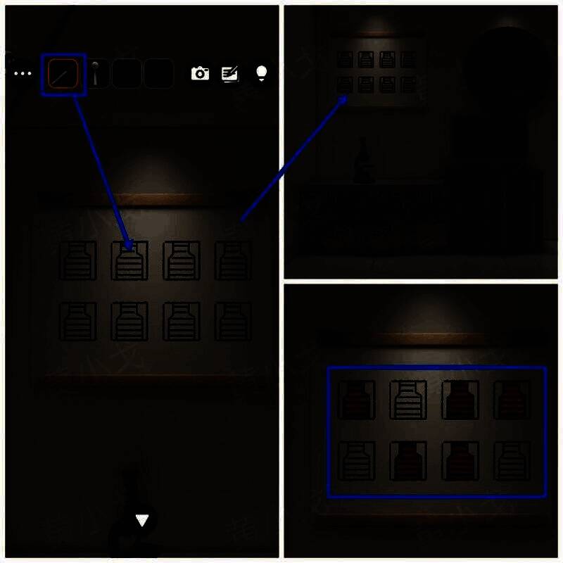 给画涂色获取线索图片