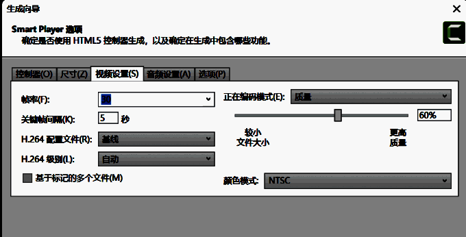 生成向导视频设置图片