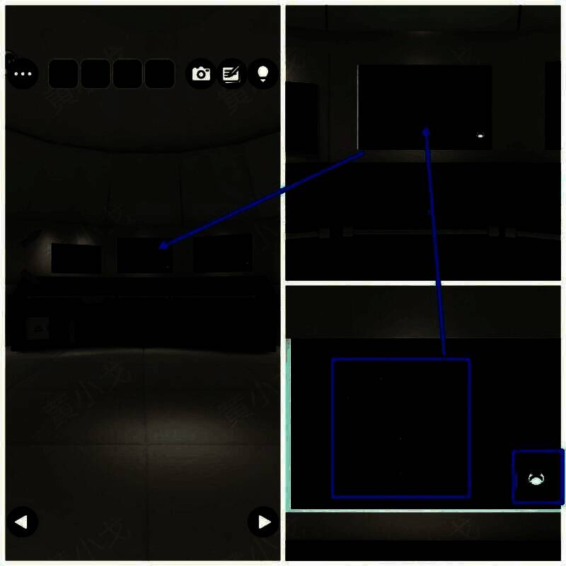中间控制台大屏幕星象线索图