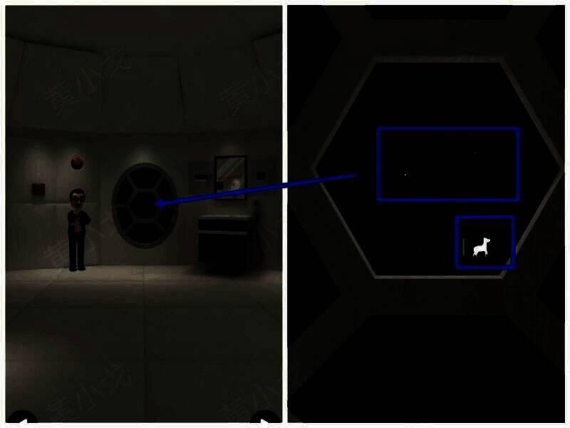 窗户上的星象线索图