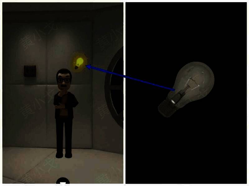 苹果掉落拾取灯泡图