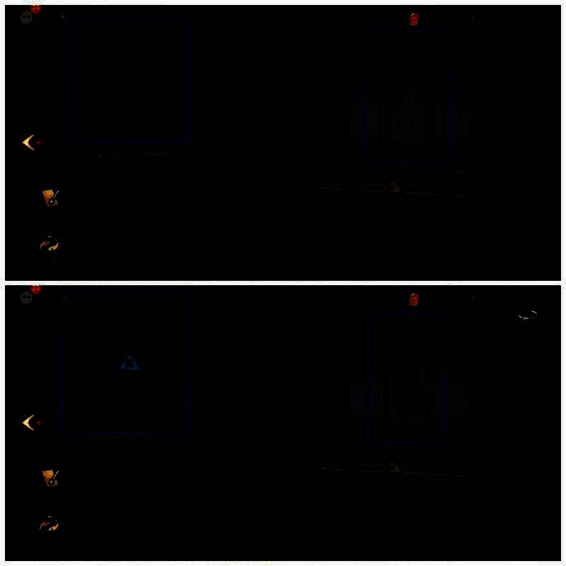 翻开窗帘和挂画找线索的画面