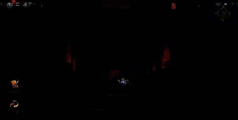 扔银票到戏台的游戏画面