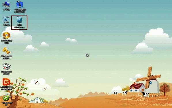 优启通 PE 系统中选择原版 Windows 安装界面