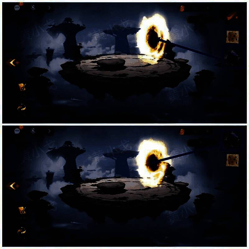 水镜浮岛放入黑雾到法阵图片