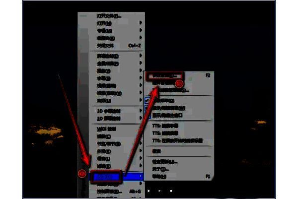 kmplayer plus选项和参数设置界面入口图