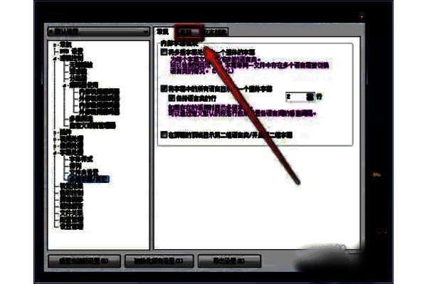 kmplayer plus高级选项卡界面图