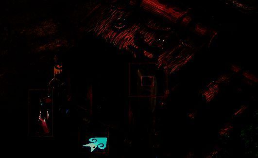 杂货铺处的五色灵石位置图