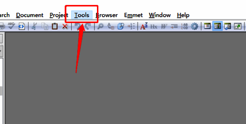 点击Tools的界面图片