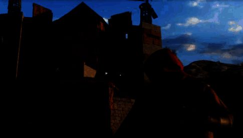 玩家站在三个并排罐子前，最左侧为绿卡房入口