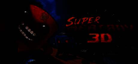 《超级食肉男孩3D》游戏封面风格展示，充满复古像素风与现代3D融合的视觉冲击