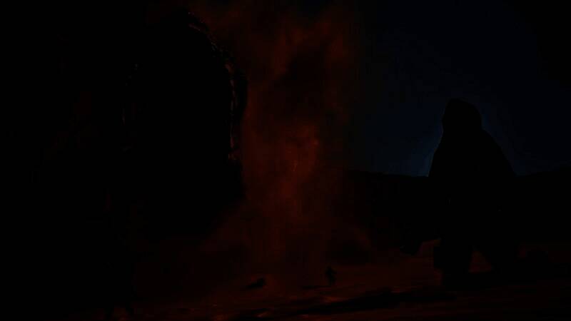 《沙丘：觉醒》游戏场景图，展现厄拉科斯星球上的荒漠与建筑