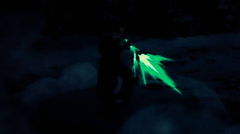 《方舟：失落之地》概念图，未来都市中的战斗场景