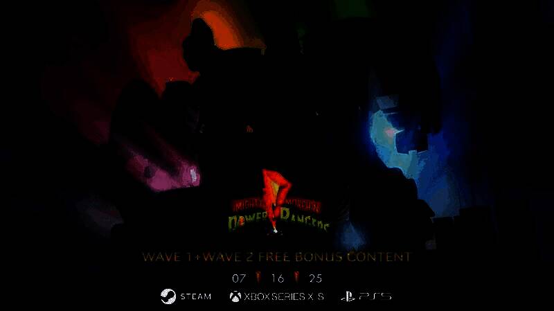 模组界面截图，展示《方舟x恐龙战队》角色变身效果