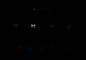 星界粉尘装瓶示意图，闪烁着微弱星光的细小颗粒