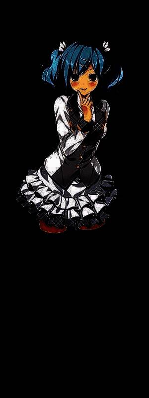 铃山美里角色插画，笑容灿烂充满活力