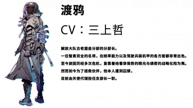 成员在机甲旁交谈，气氛紧张