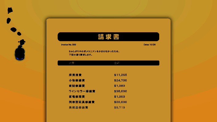 搞笑账单详细列出每一项“破坏费用”