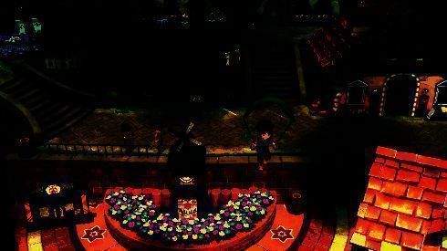 滑翔伞飞行场景展示，角色翱翔于蓝天白云之间