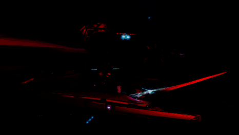 《无主之地4》ECHO-4无人机特写，呈现其精致的科技造型与辅助功能界面