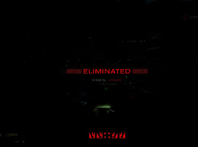 角色被爆炸吞噬的画面，画面中带有游戏内成就解锁提示