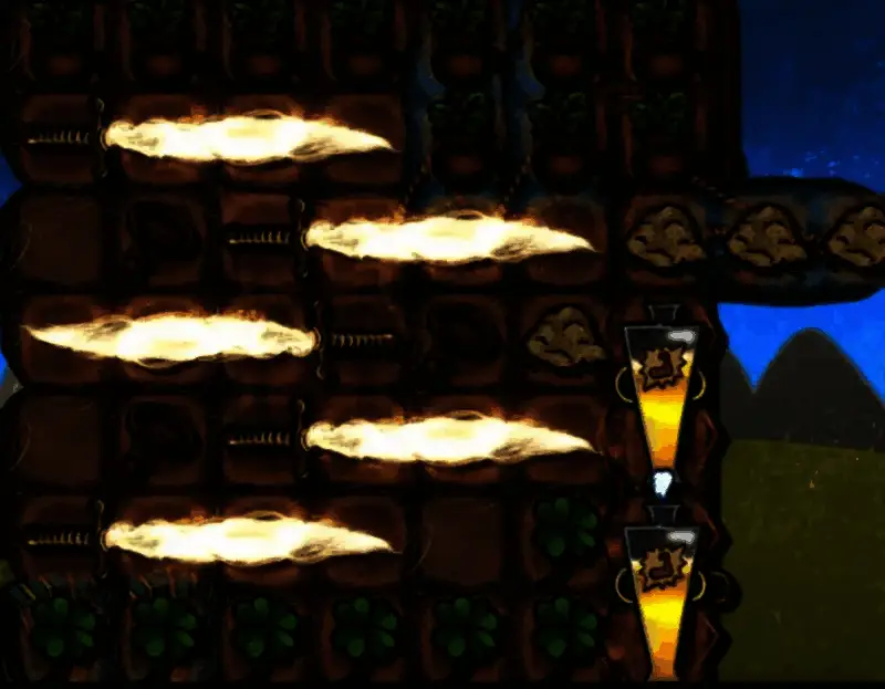 光剑致盲流构筑示意图，展示装备与技能搭配逻辑