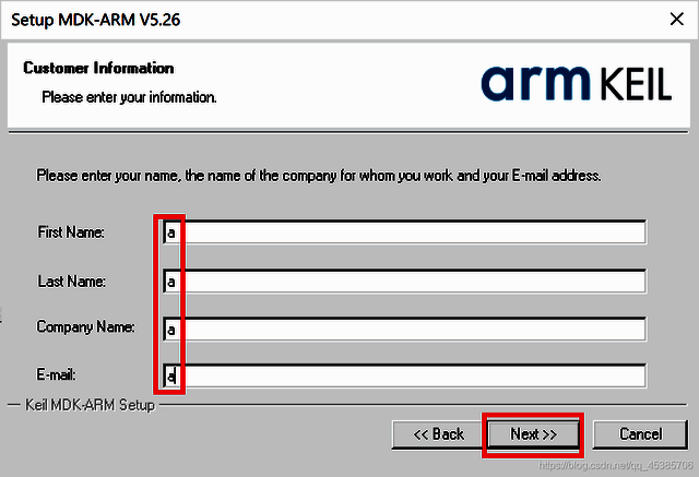 安装进度条界面，显示当前安装状态