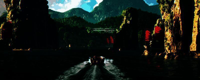 詹姆斯·邦德身穿军装，站在训练基地前，背景是军情六处标志