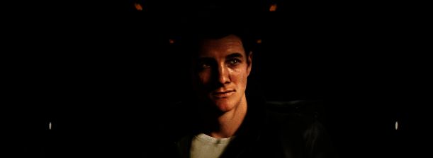 詹姆斯·邦德穿梭于热带雨林中的秘密基地，远处有直升机盘旋