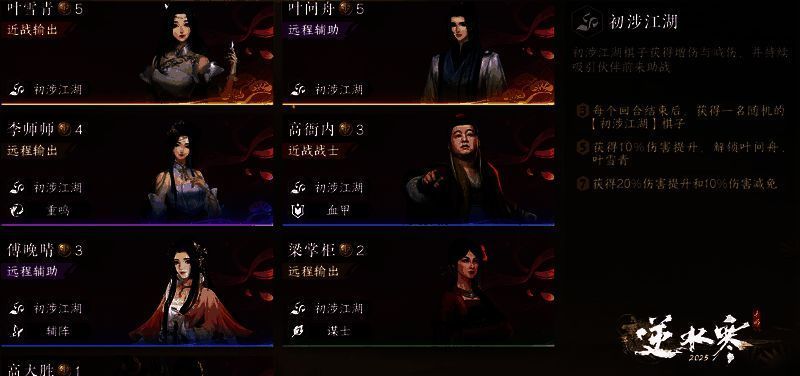 初涉江湖羁绊棋子合集展示，角色表情生动细节丰富