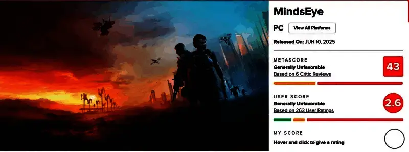 《心之眼》游戏封面展示主角视角下的奇幻世界