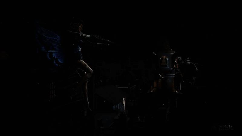 团队作战画面，不同特异天赋角色协同进攻一座哨塔