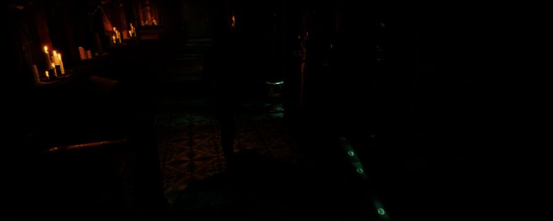 游戏封面展示，黑暗风格恐怖画面