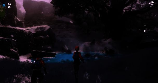 玩家利用霜雷狼能力开启新路线，发现隐藏宝箱与任务点