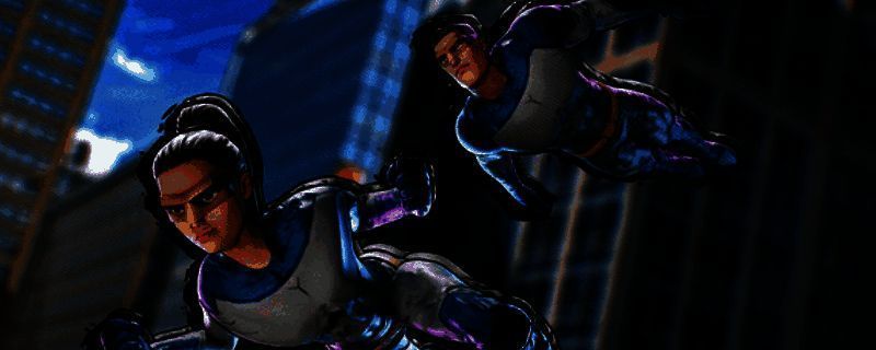 《超级英雄模拟器》游戏封面图，展示主角身穿披风、摆出战斗姿态的形象