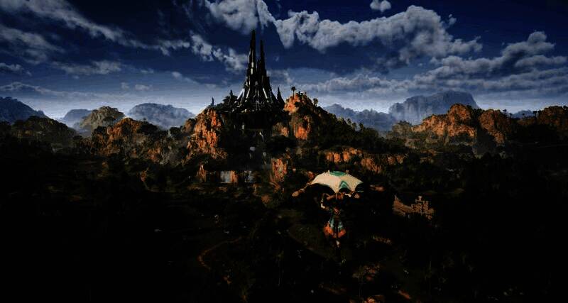 《荒野起源》游戏截图：角色使用盾反技能成功弹开敌人攻击瞬间