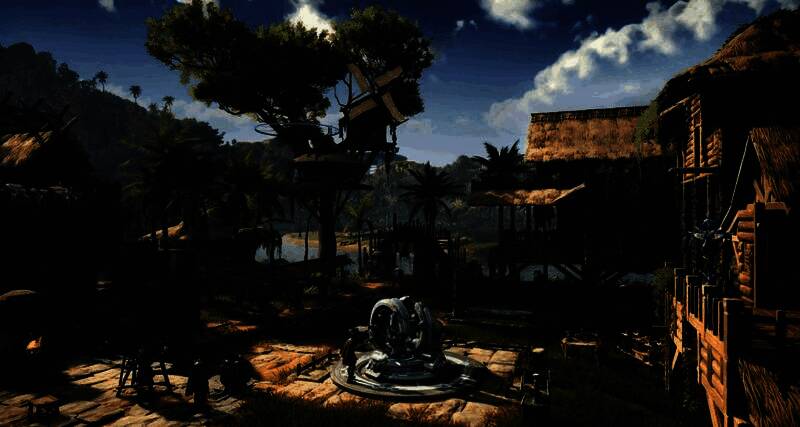 《荒野起源》游戏截图：地图探索界面展示丰富地形与资源分布