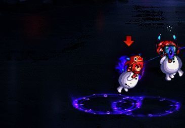 妖气魔法阵激活动画演示，展示特效与角色动作变化