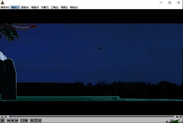 电脑桌面播放4K视频截图，显示流畅播放状态