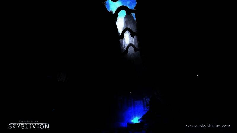 多个角度展示地牢结构与光照效果的细节处理