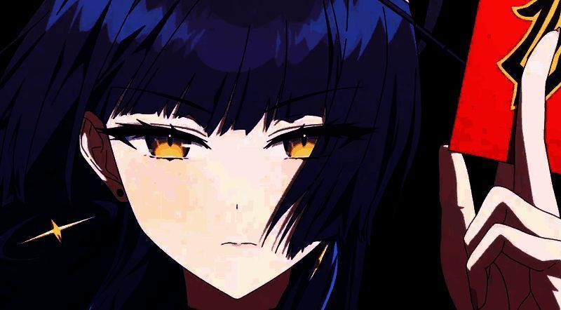 处分技能动画截图，艾莉雅挥拳击中敌人，周围队友被蓝色防护罩包裹