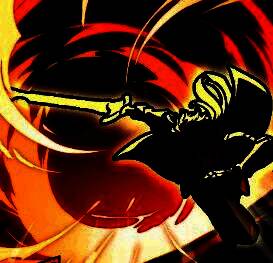 技能特效画面，克劳乌周围火焰翻腾，地面裂开喷发火柱