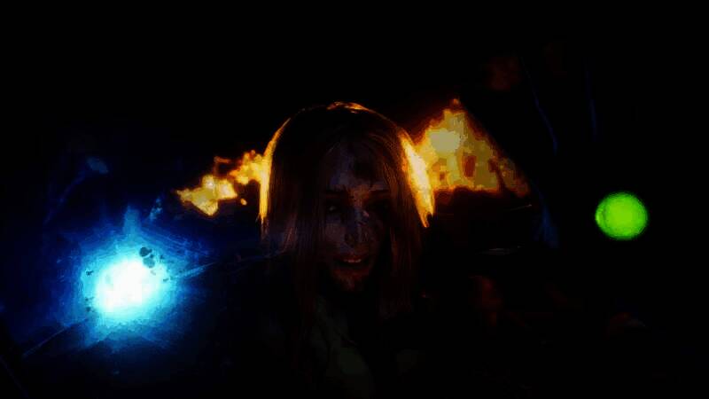 《犹大》概念美术图展示，画面充满科幻与复古风格交织的氛围