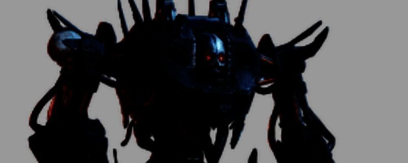 狂暴者手持高速电锯冲向玩家，背景为战场环境