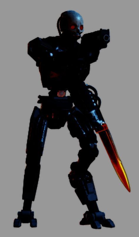 机械统帅发射信号弹瞬间，红色光束划破夜空