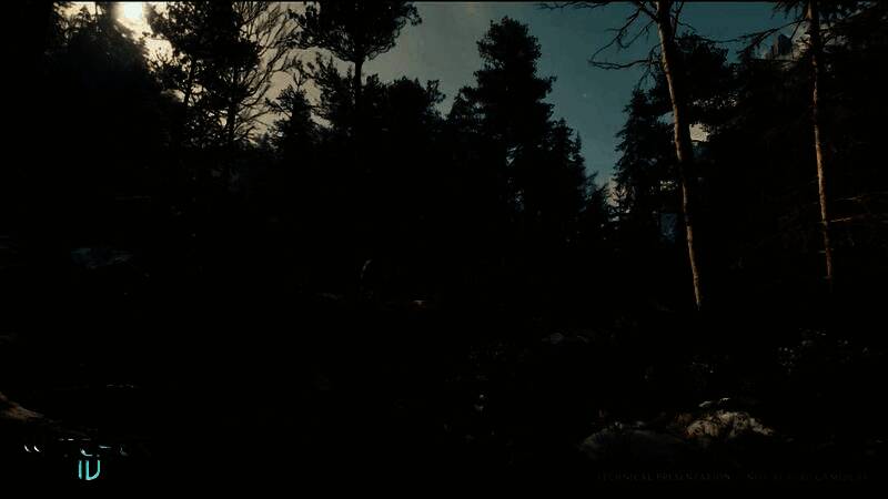 密林深处，阳光穿透层层树叶，营造出梦幻般的光影效果