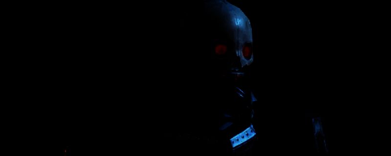 奇袭者手持融合突击步枪准备射击的战斗姿态