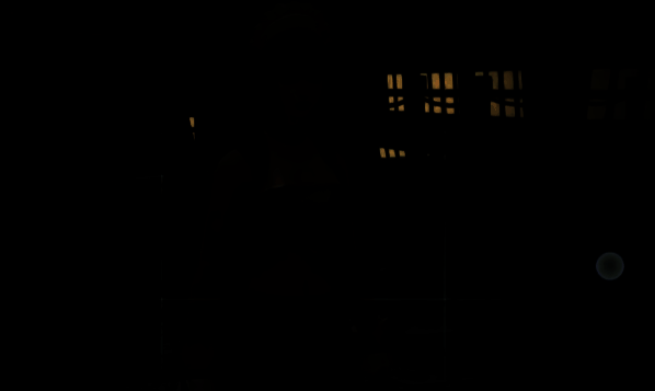 景深调节前后对比图，展示背景虚化效果