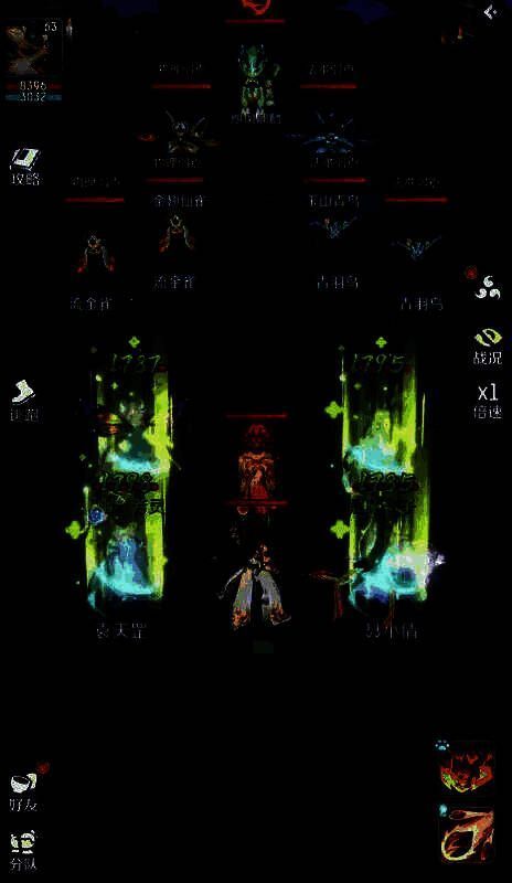 技能展示动画截图，伙伴释放大招特效华丽，场面震撼