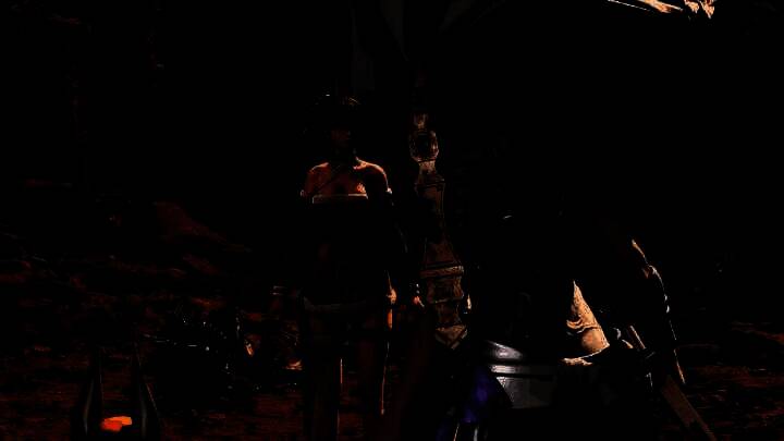 NPC互动场景，角色间对话气氛紧张，环境细节丰富，展现新作世界观深度